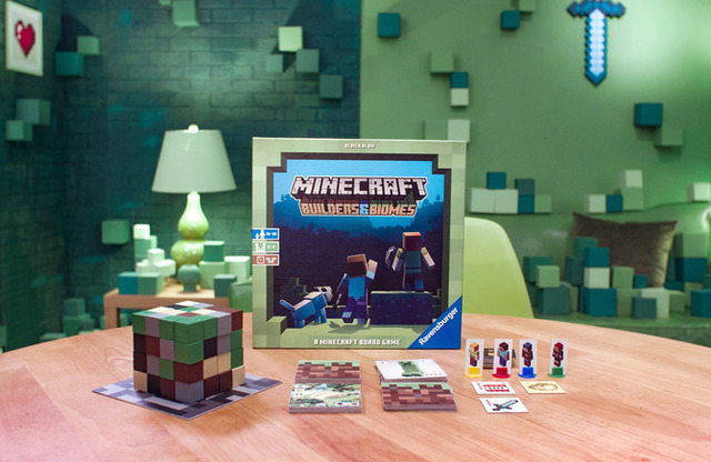 マイクラのボードゲーム Minecraft Builders Biomes 発表 リセマム
