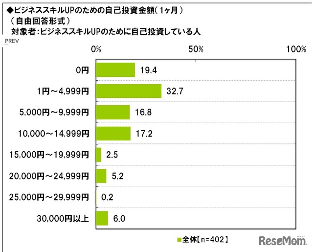 自己投資金額