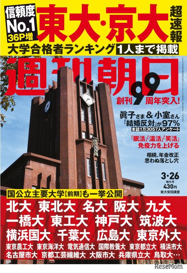 週刊朝日（2021年3月26日増大号）