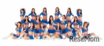 横浜F・マリノス公式チアリーディングチーム Ticolore Mermaids　(c) Cheerleaders Association