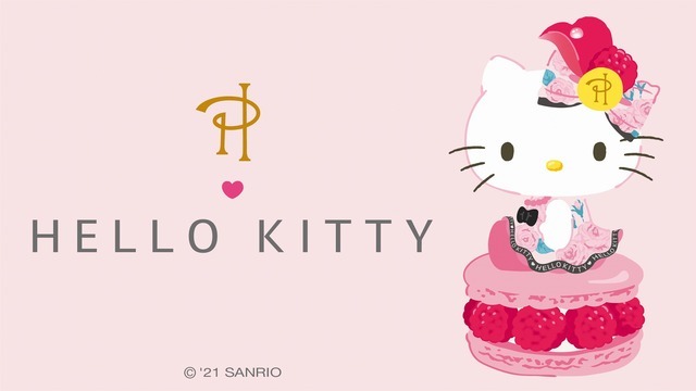 「ハローキティ×ピエール・エルメ コラボデザイン」キービジュアル（C）’21 SANRIO 著作（株）サンリオ