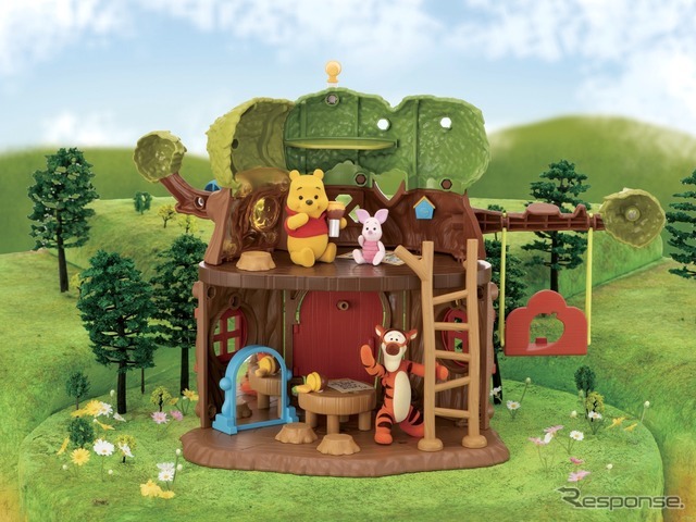 NEWトレンド：ディスニーキャラクター DIYTOWN 100 エーカーの森の大きな木のおうち（セガトイズ）　(c) Disney. Based on the“Winnie the Pooh”works by A.A.Milne and E.H.Shepard.