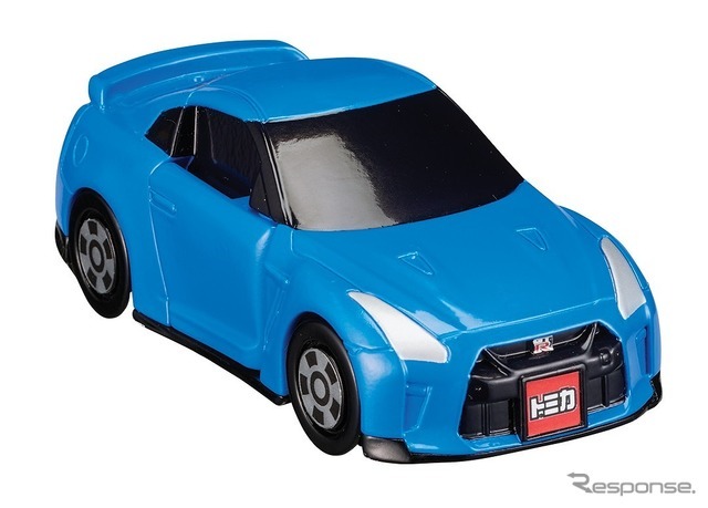 はじめてトミカちゅうしゃじょうセット 付属 日産 NISSAN GT-R　(c) TOMY