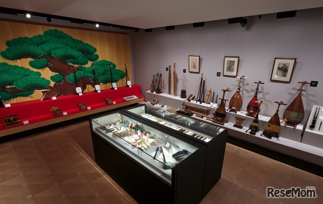 日本の楽器展示室