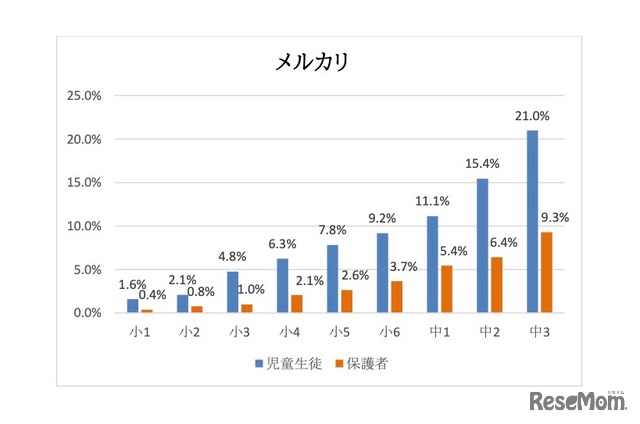 過去1年以内の使用について【メルカリ】