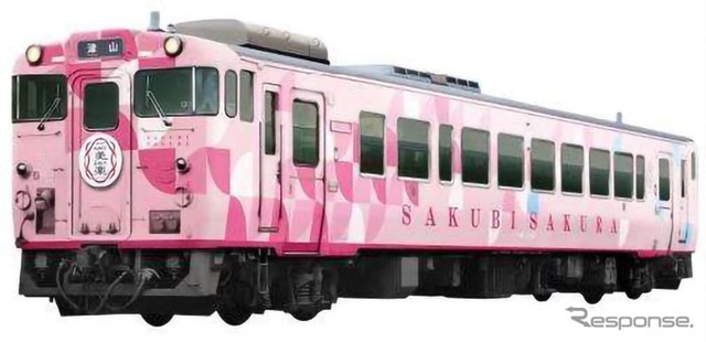 7月の運行開始へ向けて、6月下旬まで改造工事が行なわれる「SAKU美SAKU楽」。