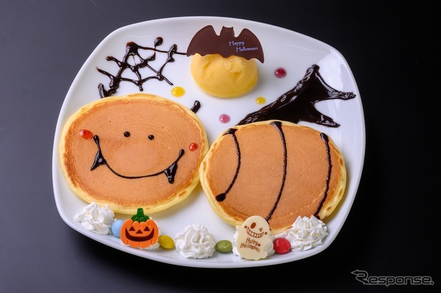 ぶんぶんのハロウィーンパンケーキ