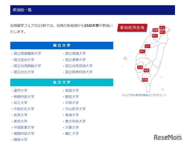 参加校一覧