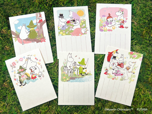 郵便局限定『ムーミン』の「絵入りはがき」（C）Moomin Characters　FUTABA