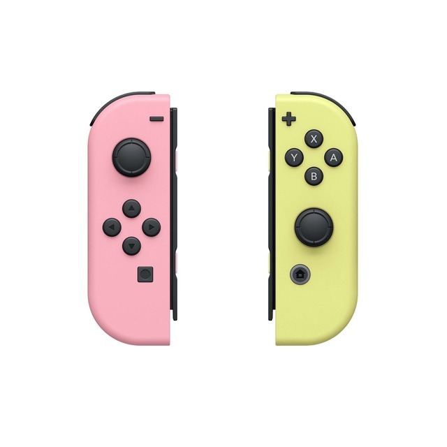 Nintendo Switch Joy-Conにパステルカラーの新色二種。ピンク＆イエローとパープル＆グリーン