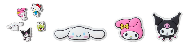 「サンリオ×クロックス」ジビッツ™ チャーム（C）2024 SANRIO CO., LTD. APPROVAL NO. L653307