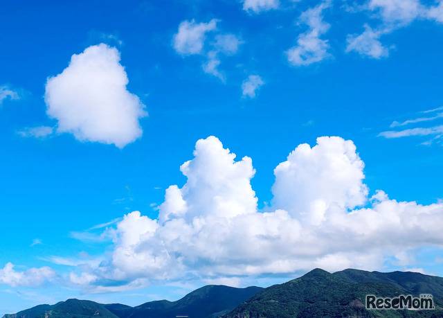 白い雲と黒い雲、何がちがう？