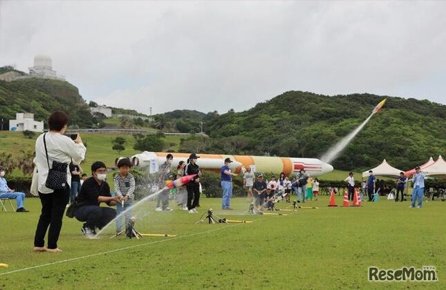 水ロケット製作・打上げ体験