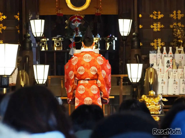 牛嶋神社で昇殿参拝・厄除祈願