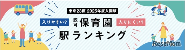 東京23区認可保育園入りにくい駅ランキング