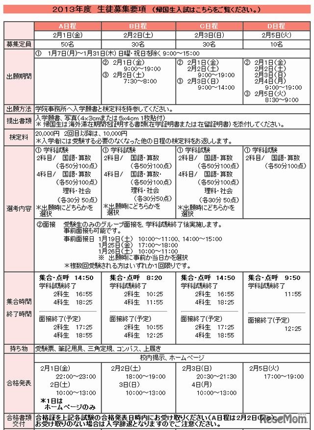 横浜英和女学院中学校