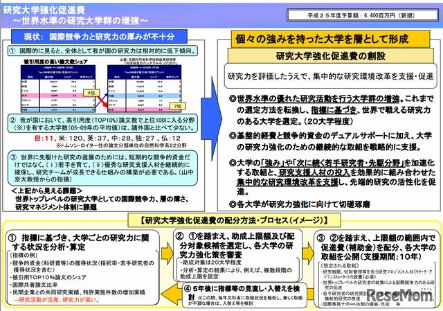 研究大学強化促進事業