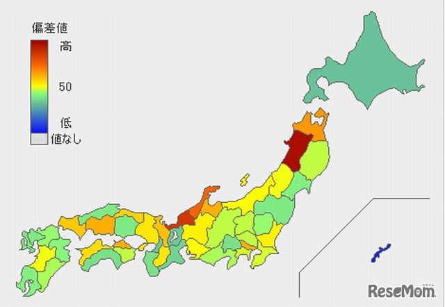 全国学力テスト2013ランキング