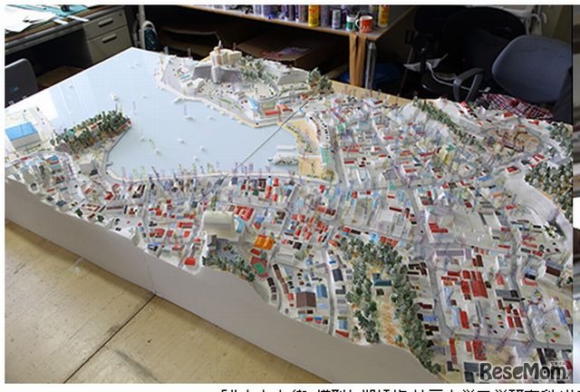 「失われた街」の復元模型