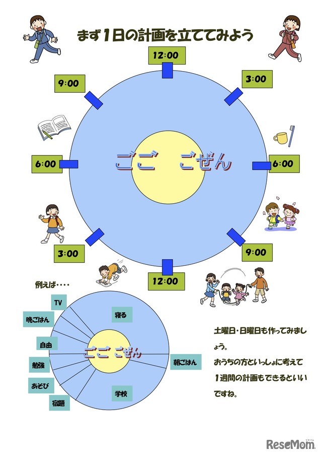 家庭学習のすすめリーフレット