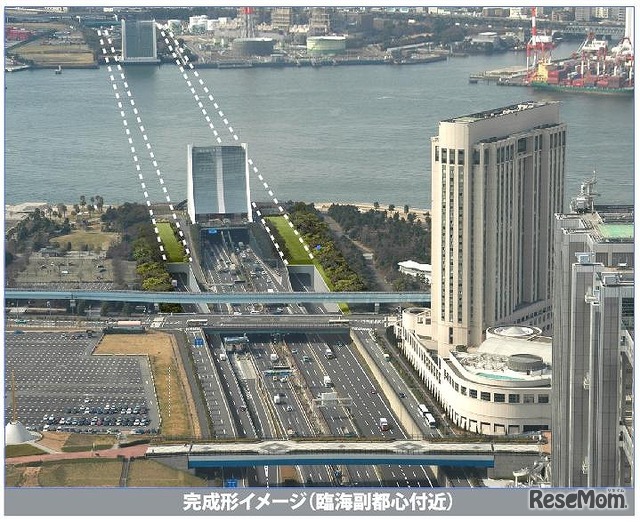 東京港トンネル（完成予想）