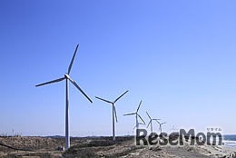【Bコース】御前崎風力発電所の全景