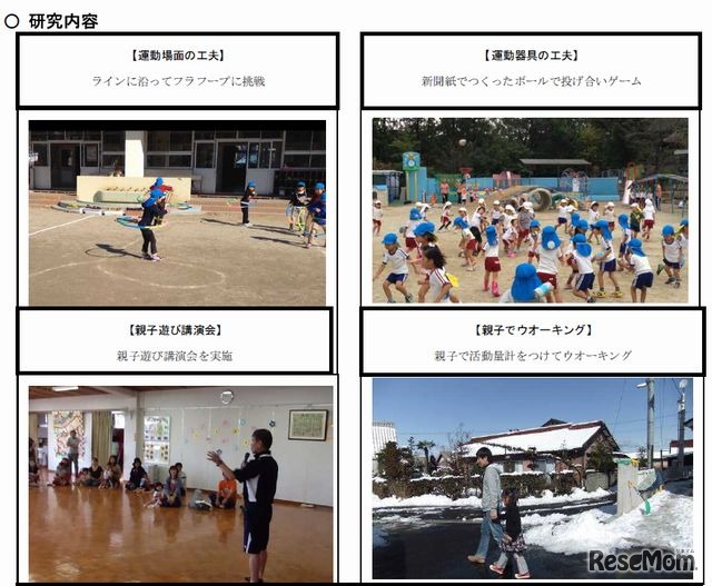 岐阜県多治見市立公立幼稚園・保育園の研究内容