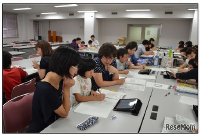 「自由研究をお手伝い」の様子