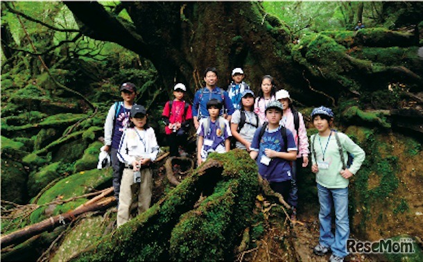 屋久島体験授業の様子