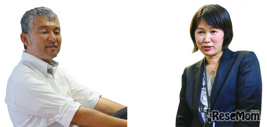 関西外国語大学の松宮新吾教授（左）と原めぐみ特任講師