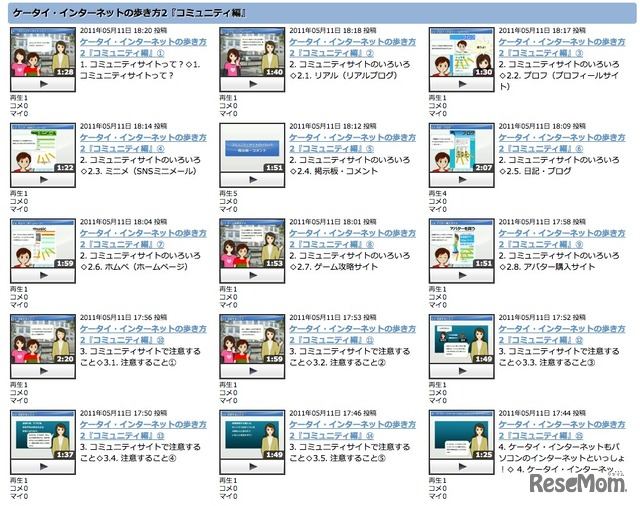 ケータイ・インターネットの歩き方「コミュニティ編」