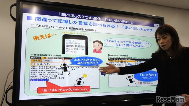 検索機能の進化、あいまいチェック