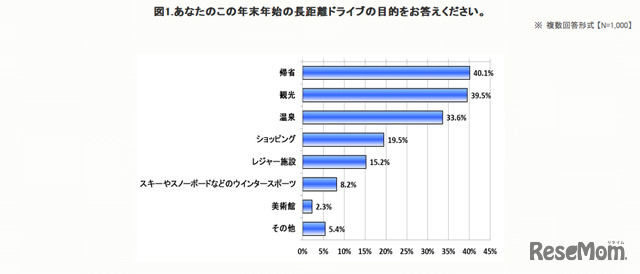 年末年始の長距離ドライブの目的