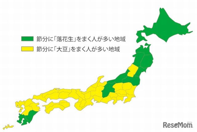 節分に何をまくか（都道府県別）