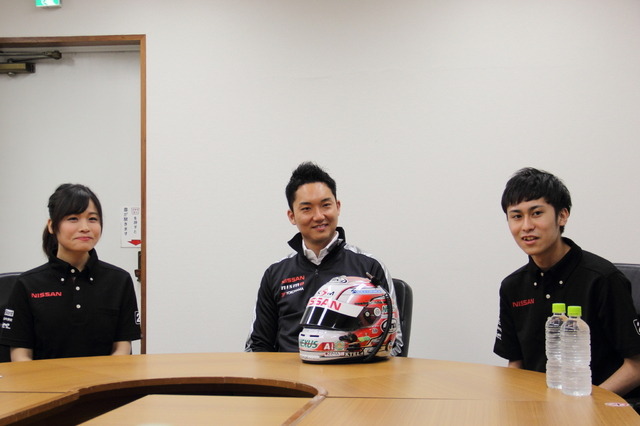 スーパー耐久に参戦する日産自動車大学校チームの共同会見