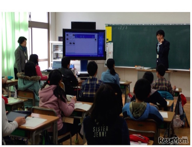 白石小学校6年生　タブレット端末を使った社会の授業