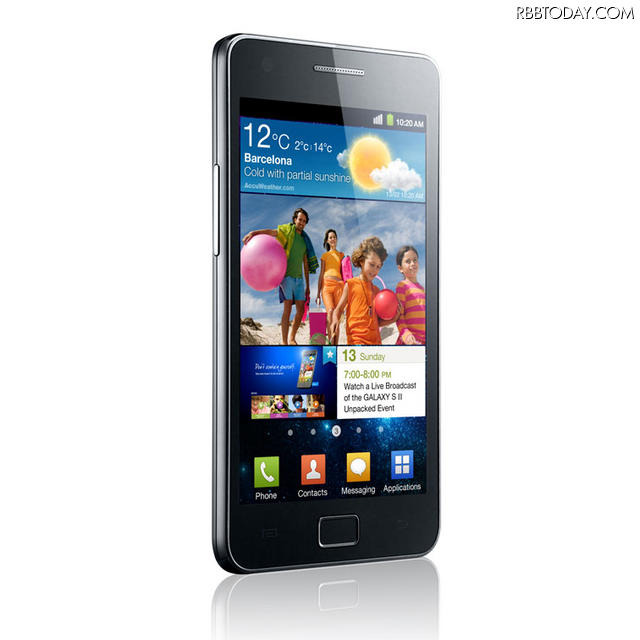 【MWC 2011（Vol.9）】Samsung、最新スマートフォン「GALAXY S II」を発表 「GALAXY S II」