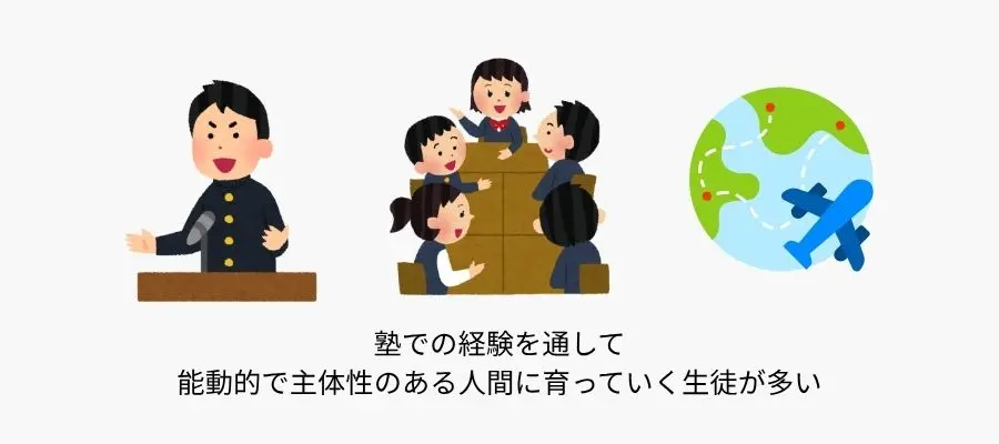 塾での経験を通して、能動的で主体性のある人間に育っていく生徒が多い SAPIX中学部