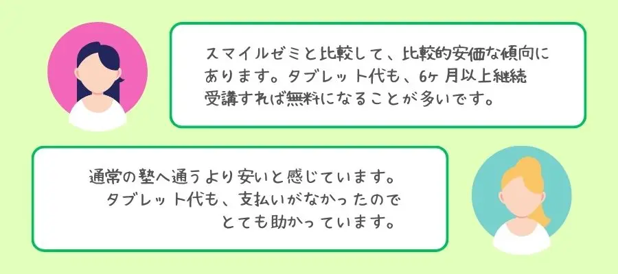 進研ゼミ　口コミ