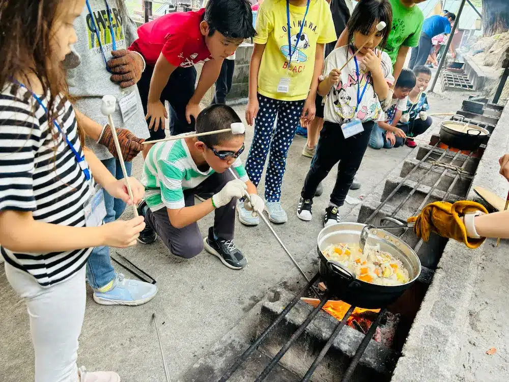 ステモンアフタースクールのキャンプ