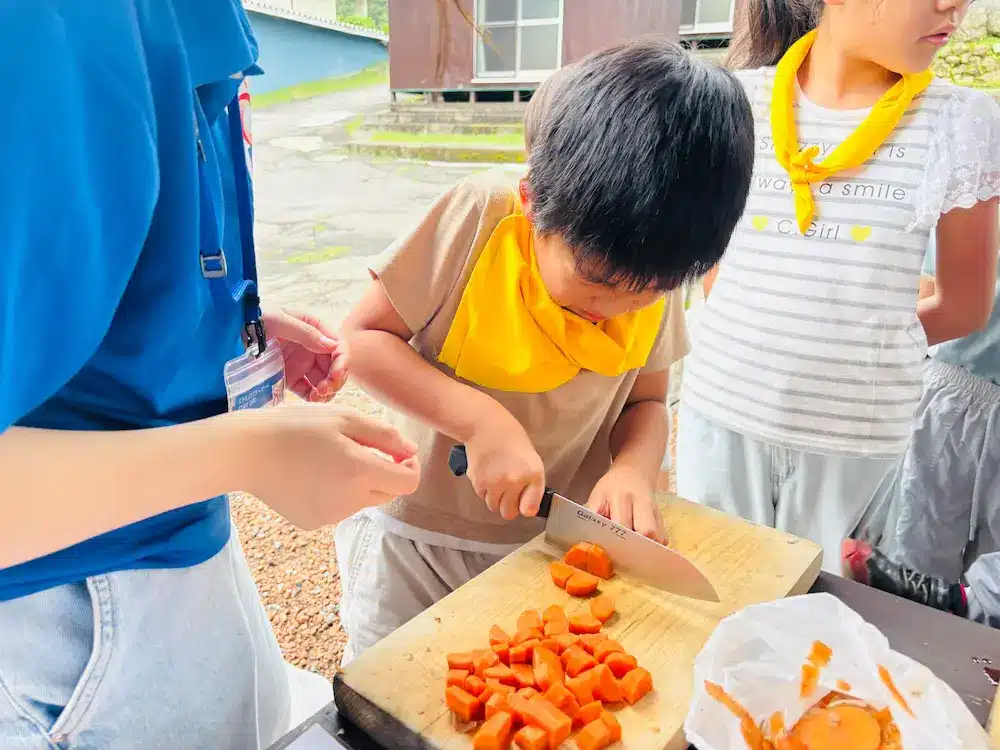 ステモンアフタースクールのキャンプ