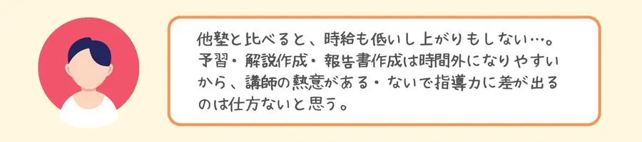 東京個別指導学院を実際に利用した人の声