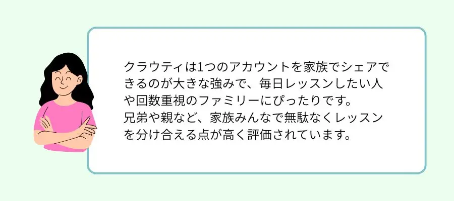 クラウティの口コミ調査｜ミツカル英会話