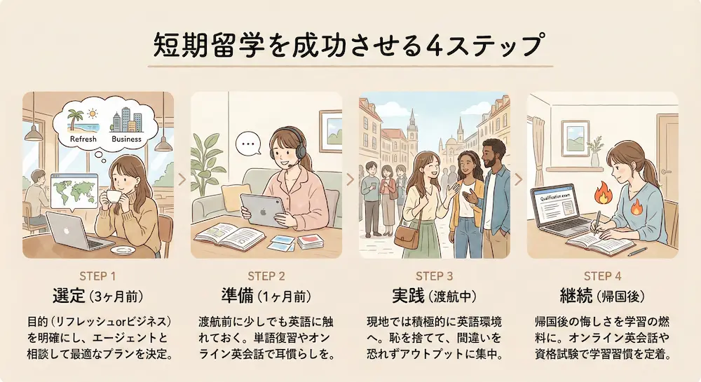 【まとめ】1週間の短期留学はこれからの自分への投資になる