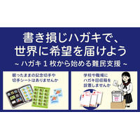 【気軽な社会貢献】国際協力NGOのAAR Japan［難民を助ける会］が書き損じハガキや年賀状を集めて支援活動に活用するキャンペーンを開始