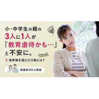小・中学生の親の3人に1人が「教育虐待かも…」と不安に。境界線を超えた行動とは？【保護者500人調査】