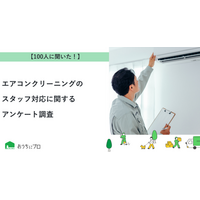 【おうちにプロ】エアコンクリーニングのスタッフ対応に関するアンケート調査