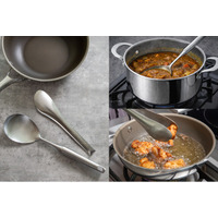 累計販売枚数15万枚を突破したキッチンブランド『CORELLE（コレール）』よりフライパンと世界観を統一したキッチンツール「万能調理スプーン＆トング」2点セットを発売