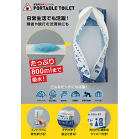 ガバッと広げて置くだけ！吸水ポリマーシート付「COGIT防災　緊急用携帯ミニトイレ 3個組」を1月30日より発売