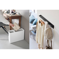 【山崎実業 新商品のお知らせ】 弁当容器が捨てられるダストボックスや、幅60cmのワイドハンガーバーなど、新商品が発売になりました。